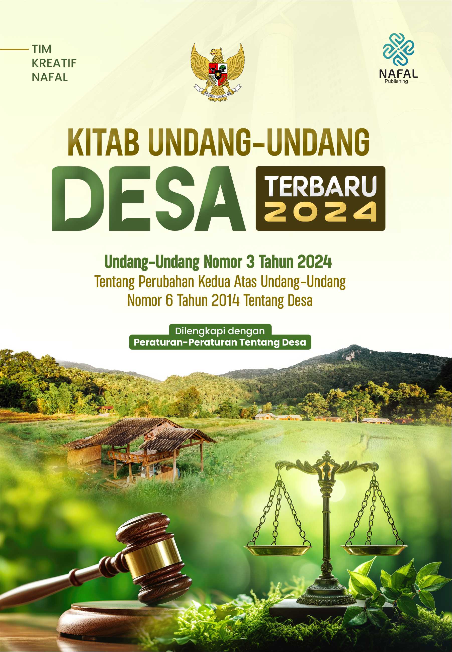 UNDANG-UNDANG desa terbaru 2024 Undang-Undang Nomor 3 Tahun 2024 Tentang Perubahan Kedua Atas Undang-Undang Nomor 6 Tahun 2014 Tentang Desa